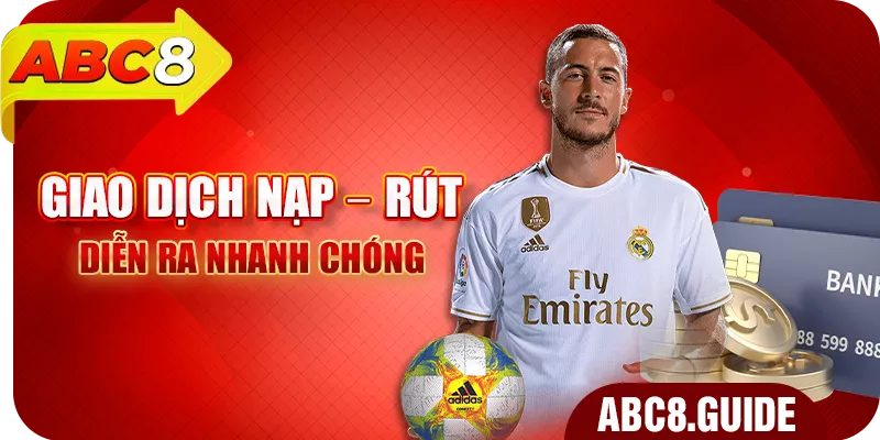 Giao dịch nạp - rút diễn ra nhanh chóng